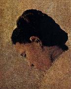 Georges Seurat Head Portrait of the Girl Sweden oil painting artist